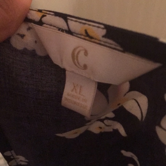 Charming Charlie’s floral romper size XL - Picture 2 of 2